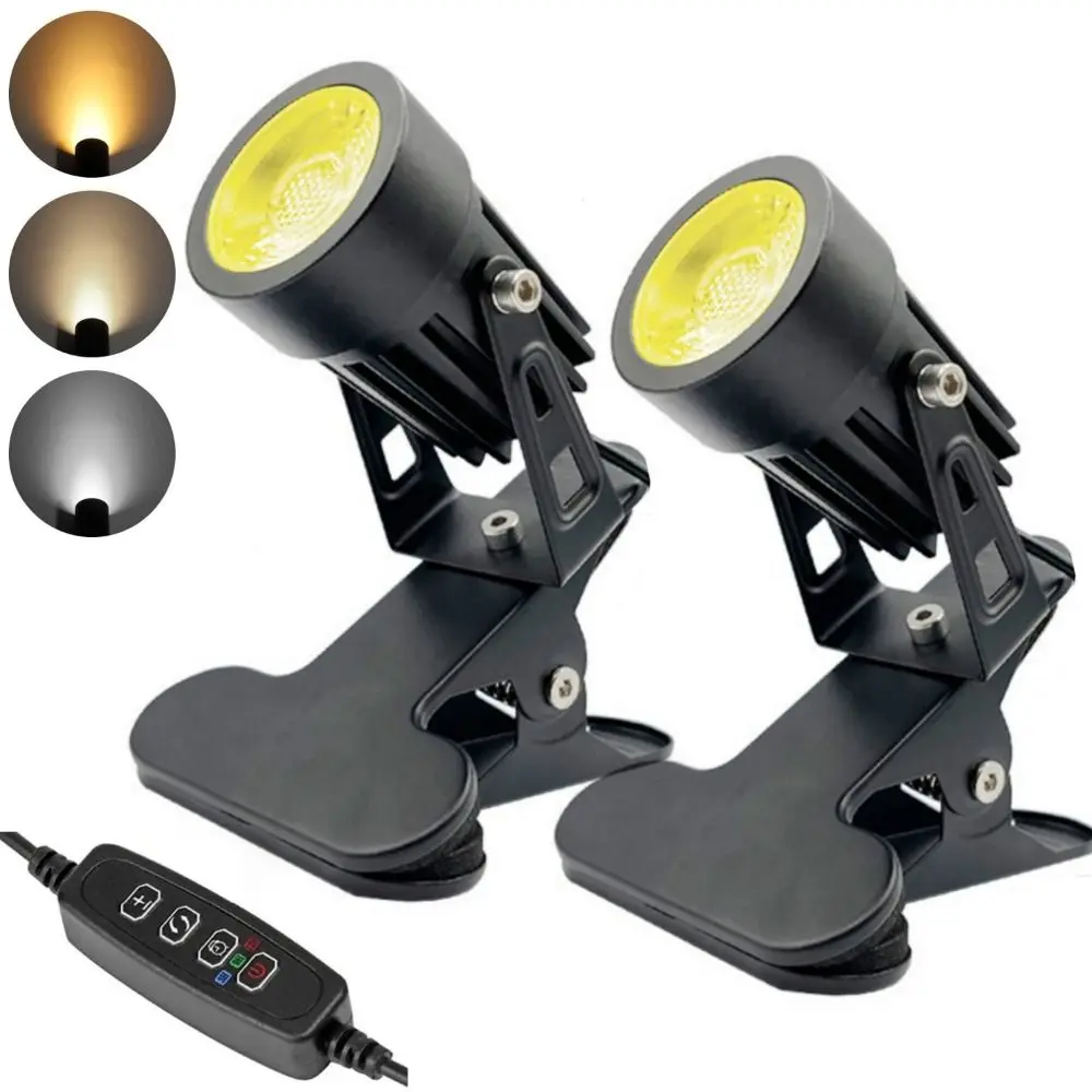 창의적인 LED 스팟 조명 화분 장식 램프 실내 액센트 조명 디밍 가능 5W LED 업라이트 스포트라이트 램프 야드용