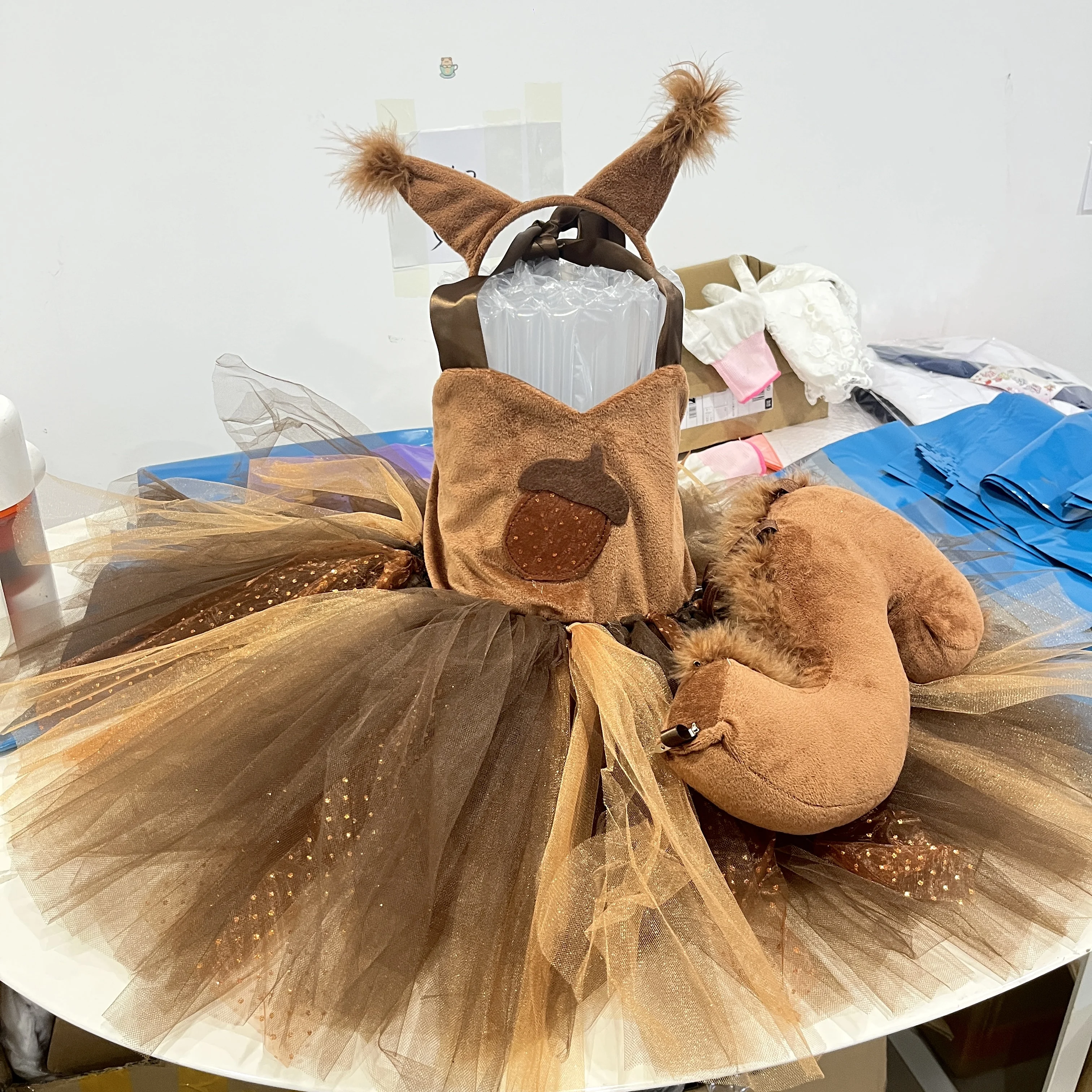 Trucco Vestito Carnevale Scoiattolo Vestito Scoiattolo Bambina