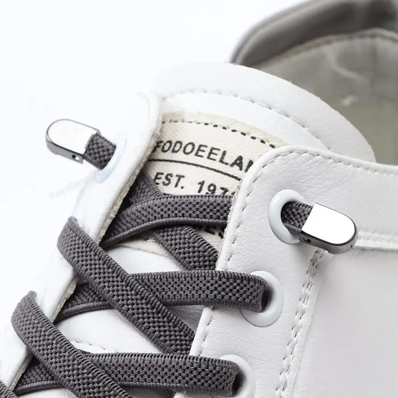 Lacets élastiques à boucle croisée pour chaussures de sport lacets