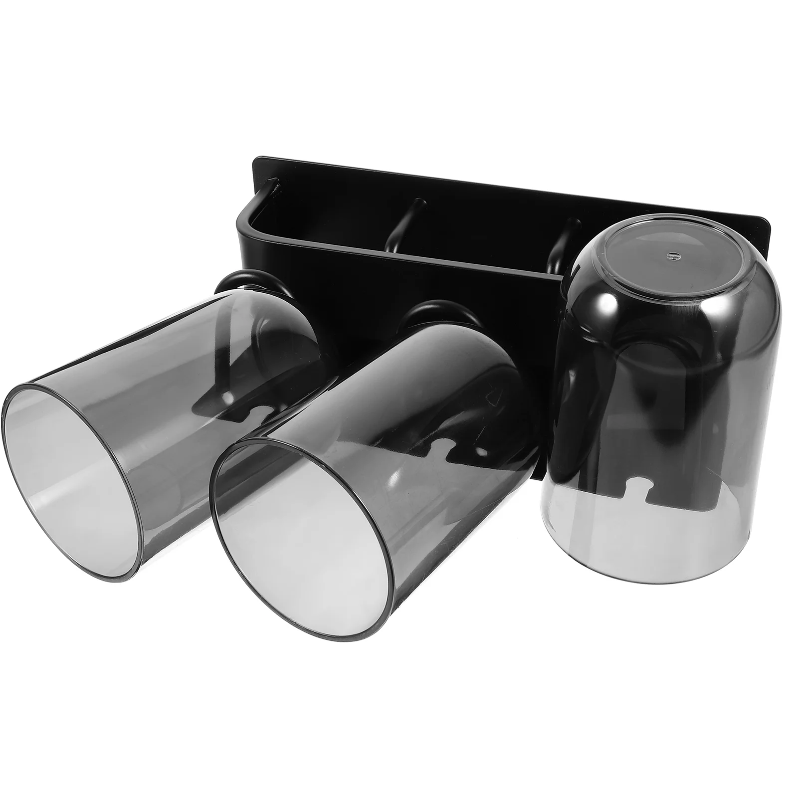 

Tooth Cup Toothbrush Holder Storage Shelves Bathroom Accessories Organizer Aluminum Holders for Toilet