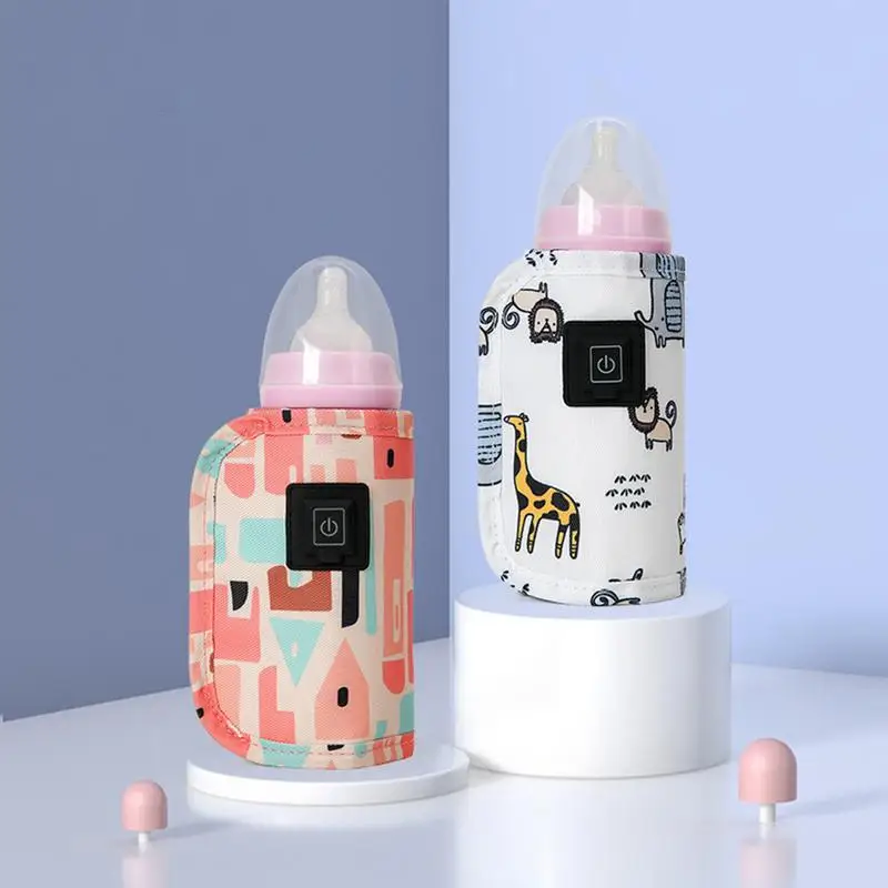 

USB Milk Bottle Warmer Sleeve Intelligent Rapid Heating Milk Heat Keeper For Baby Nursing Bottles Car Travel accessories