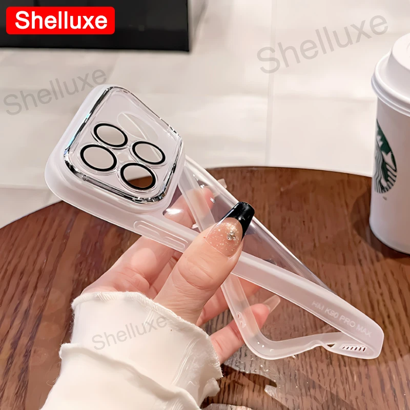 Enhanced Product Title: Transparent Silicone Soft Cover with Ultra Plating - Premium TPU Phone Case by Shelluxe