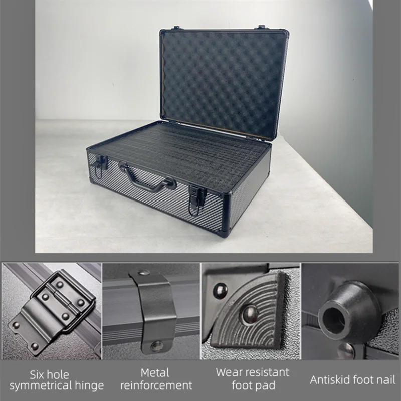 Tool Case Aluminum Portable Equipment Toolbox Waterproof Hard Instrument Safety Storage Suitcase Briefcase