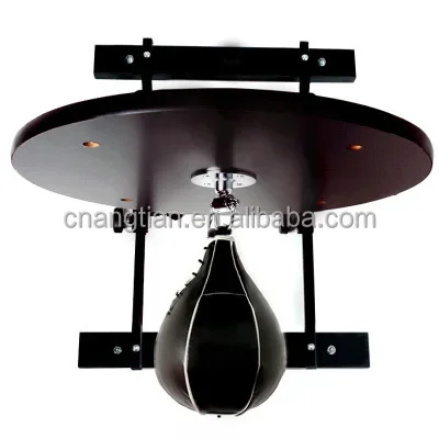 ANGTIAN factory leather platform punching speedball wall mounted boxing reflex speed ball