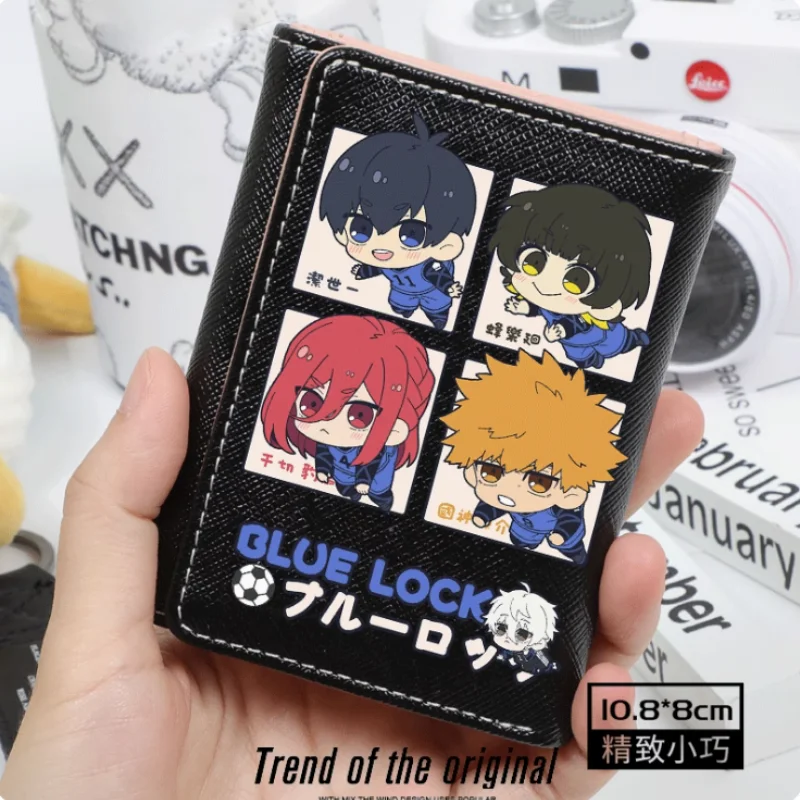 

Anime BLUE LOCK Isagi Yoichi Chigiri Hyoma Fashion Wallets PU Purse Card Holder Hasp Money Bag Cosplay Gift B157