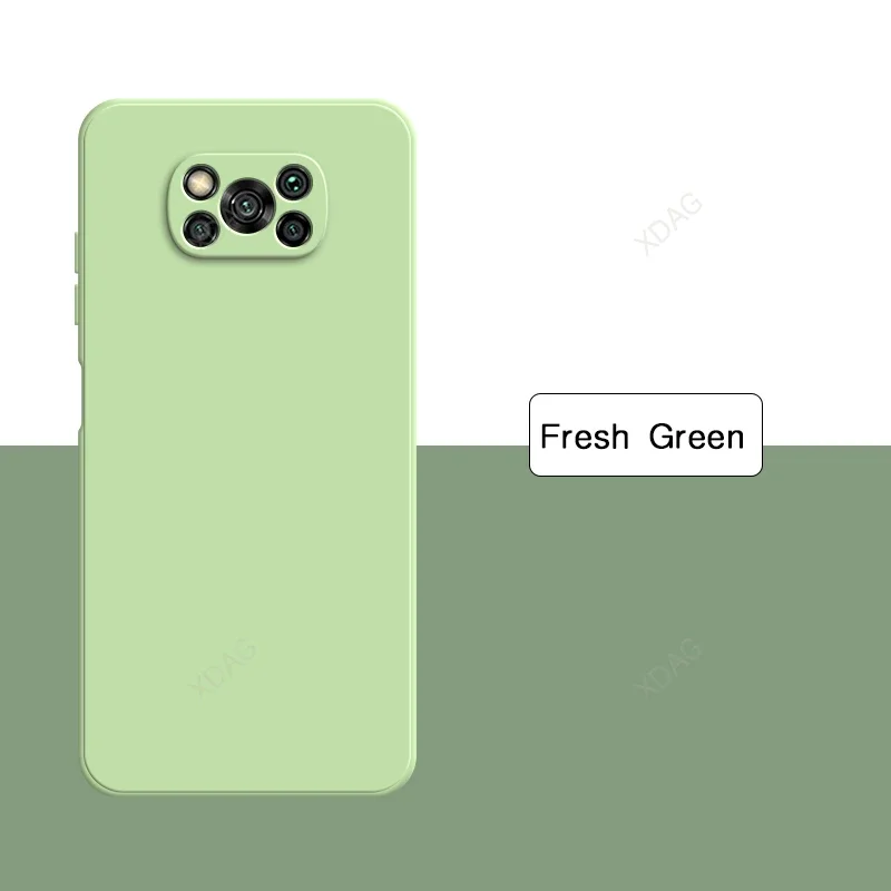 Premium Liquid Silicone Soft Back Cover with Internal Flocking - High Quality & Simple Design