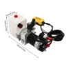 Hydraulic Pump for Dump Trailer, Hydraulic Power Unit 12V, Single Acting Dump Truck Hydraulic Pump 6