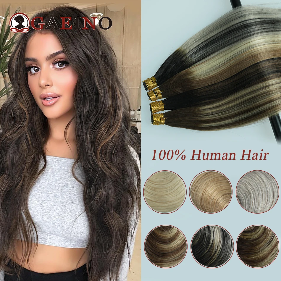 Straight I Tip Hair Extensions Human Hair Keratin Capsule Human Fusion Hair Extension For Women Salon Quality 100Strands/Pack