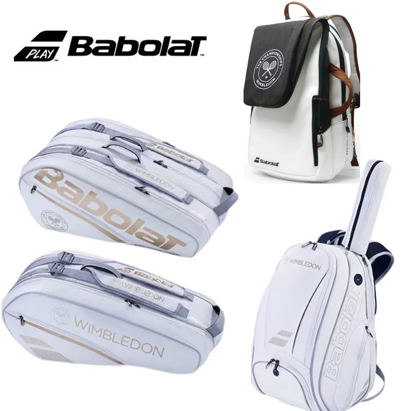 2023-genuine-babolat-tennis-backpack-pure-wimbledon-co-branding-tennis-bag-large-capacity-2-usages-unisex-squash-raquete-bags