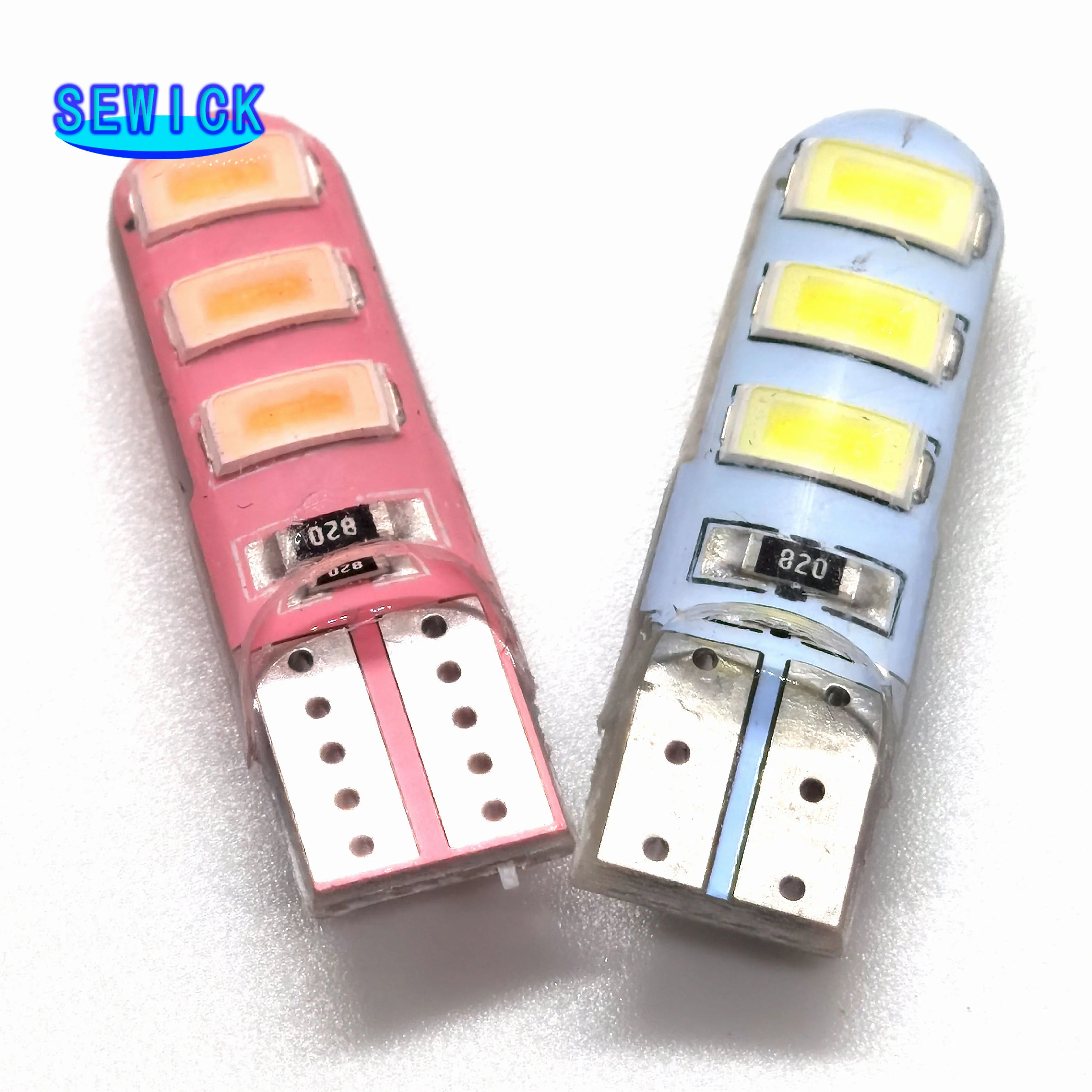 LED W5W T10 194 168 W5W COB 6SMD  , ڵ  Ŭ , Ǹī   ̼ , 100 