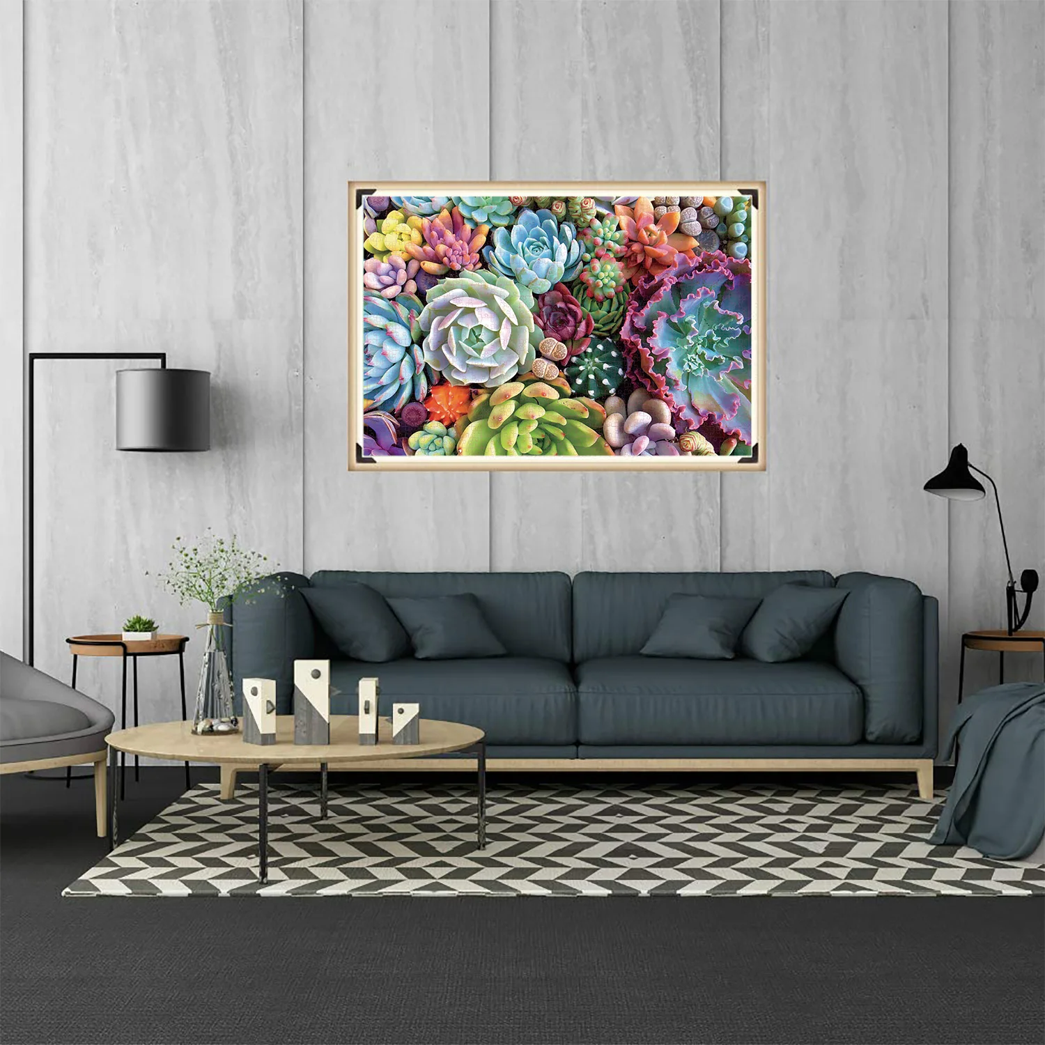 Succulent Plants Jigsaw Puzzle 1000 Pieces Home Decor Adults Kids Games, wooden jigsaw puzzles,jigsaw puzzles,mini jigsaw puzzle,educational puzzles,paper puzzle toys