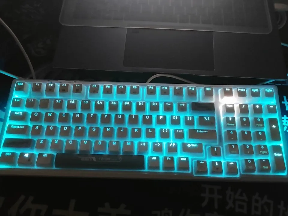 RK98 R98 기계식 무선 블루투스 게임용 키보드 데스크탑 PC 용 세척 가능한 실리콘 키보드 커버 스킨 프로텍터