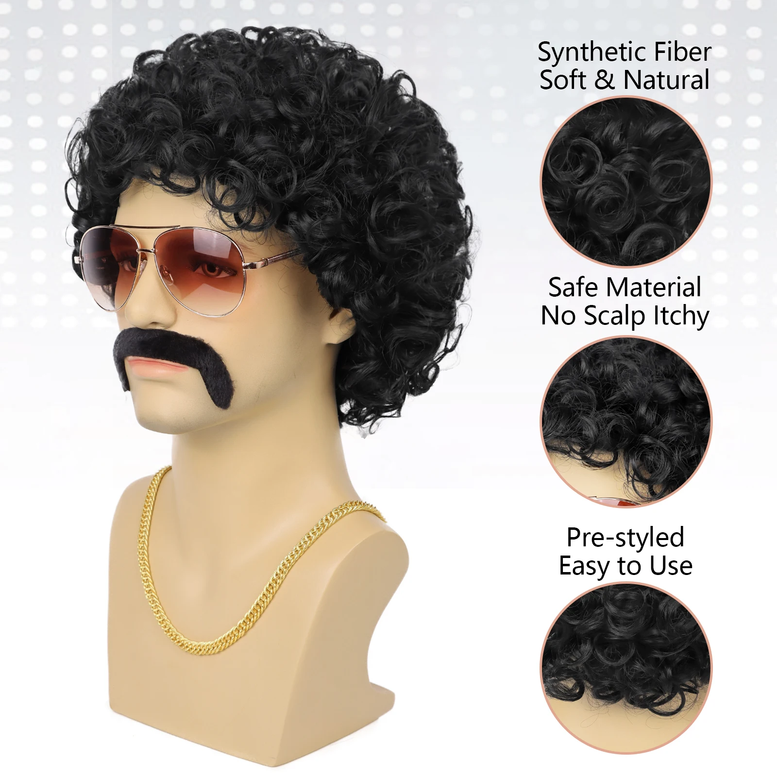 Penteados Ano 70 Masculino: Como Fazer e Inspirações para o Estilo Disco, image size:1600x1600