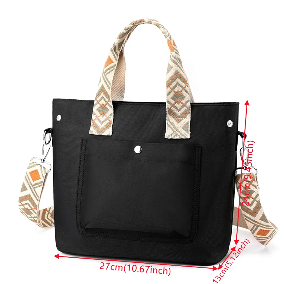 Women Nylon Messenger Bags Casual Vintage Female Handbag Lady Crossbody Bags Shoulder Bags