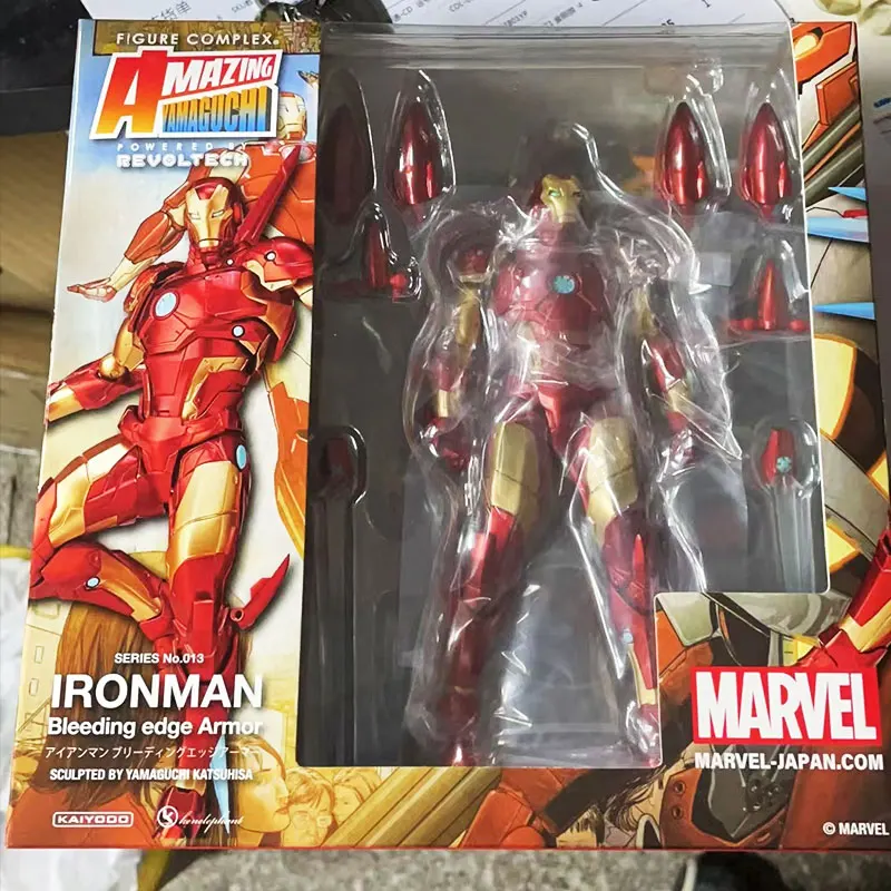 In Stock KAIYODO Iron Man 2.0 MK37 Revoltech AMAZING