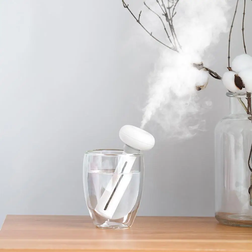 Portable Humidifier Adjustable Length Mini Diffuser Humidifier USB Rechargeable Ultrasonic Cool Mist for Water Bottle