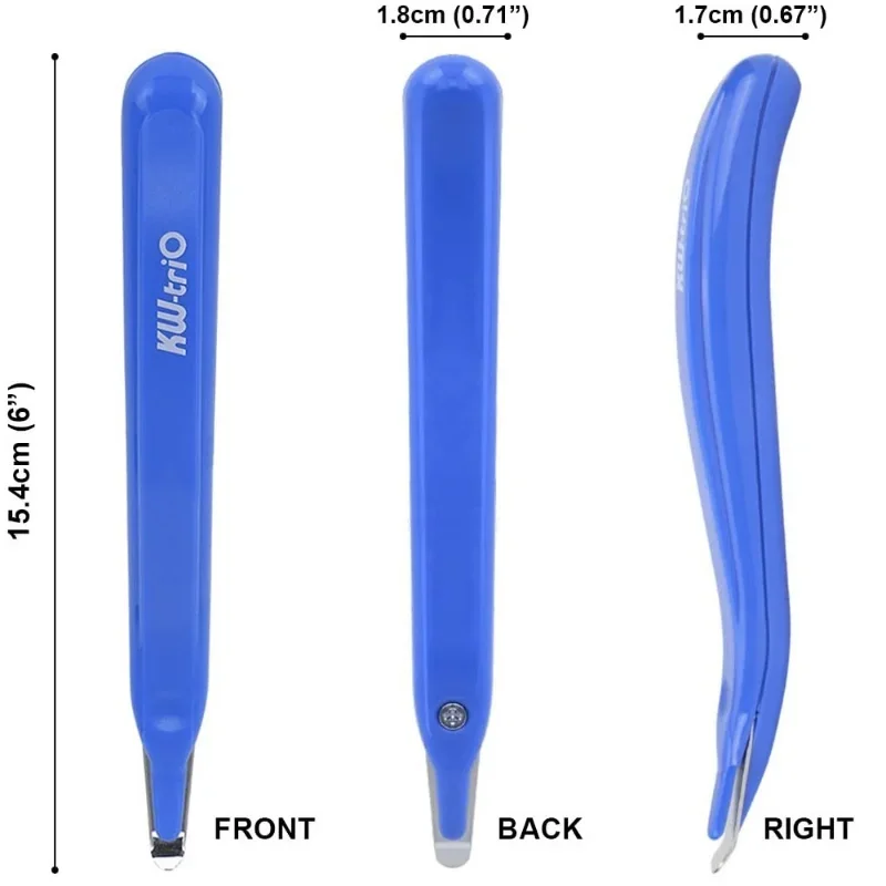 1pcs Push Style Less Effort Staples Removal Tool Portable Magnetic Staple Remover for Home Office School Stationery