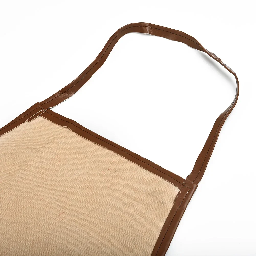 Polyurethane Leather Welding Apron Equipments Welder Thermal Insulation Protection Wear 100cm Waterproof Protector 2