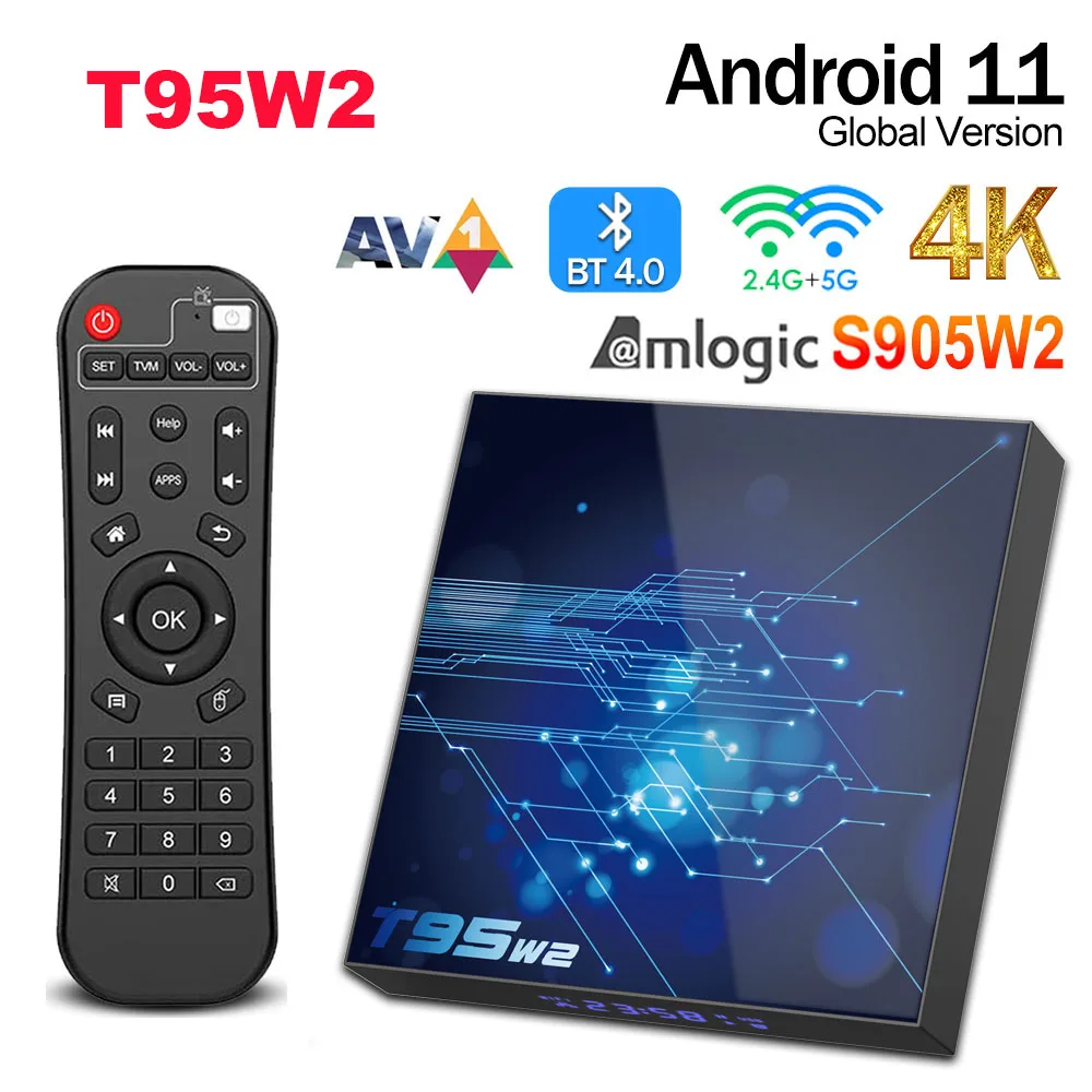Amlogic-S905W2-T95W2-Android-11-TV-kutusu-16GB-32GB-64GB-TVBOX-2-4G-5G ...