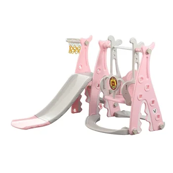 3-in-1 Kids Slide & Swing Playset 1
