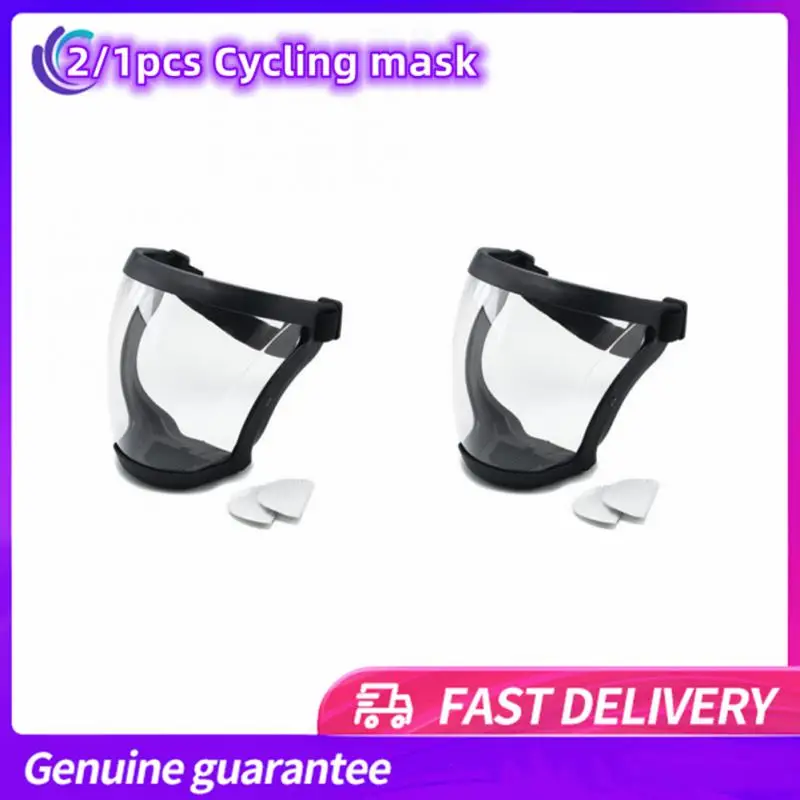 

Защитная маска для работы, защита на все лицо, противотуманная Прозрачная защитная маска для лица, защитный экран для лица, Спортивная велосипедная маска