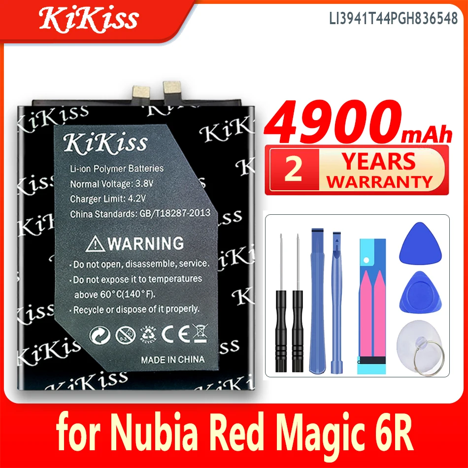 

4900mAh KiKiss Battery LI3941T44PGH836548 for Nubia Red Magic 6R