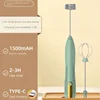 Compact Milk Frother, Electric Foam Maker and Handheld Mixer for Home Use, Portable Cappuccino Whisk, Easy Maintenance 3