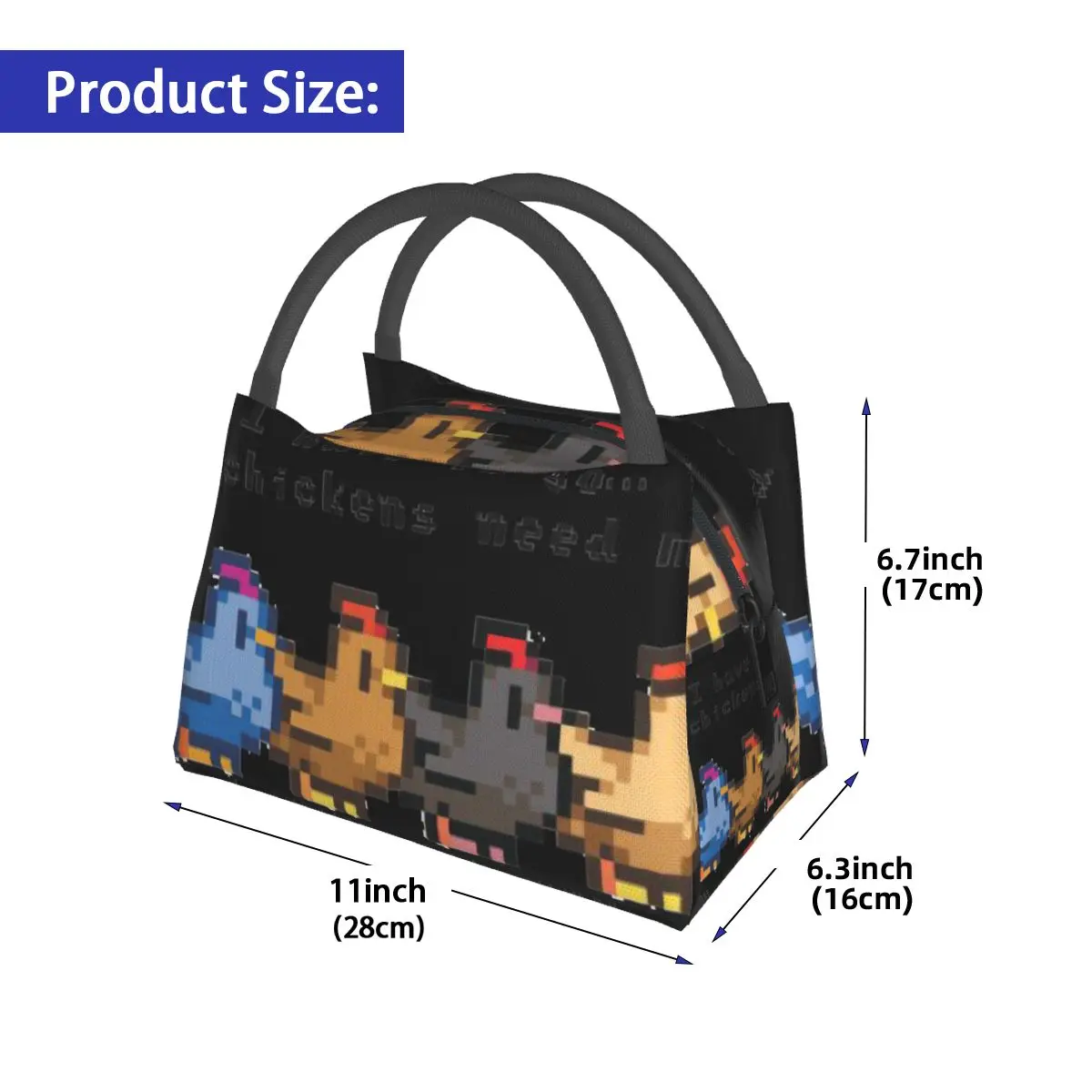 Chicken I Have To Go My Chickens Need Me Portable insulation bag for Cooler Thermal Food Office Pinic Container