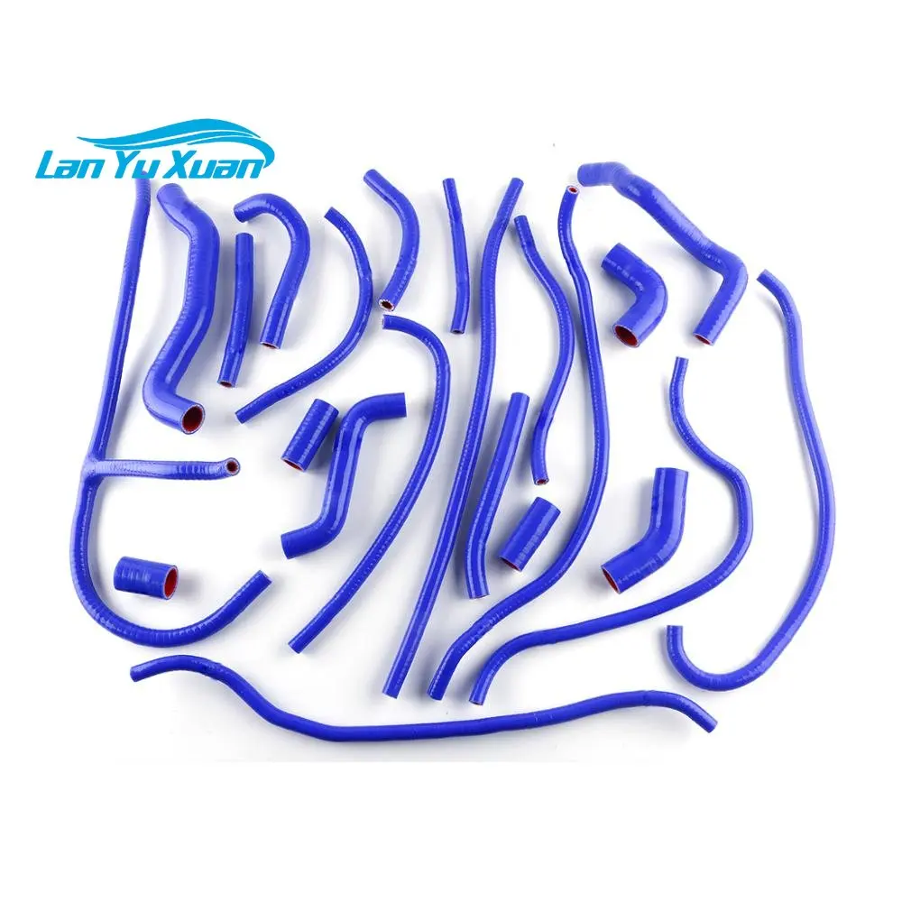 

1999-2005 Aprilia SL 1000 Falco Silicone Radiator Coolant Heater Hose Kit Blue