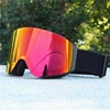 Magnetic Flip Cover Double Layer Anti-Fog Ski Goggles Snowboard Glasses Snowmobile Eyewear Outdoor Sports Optical Protection 3