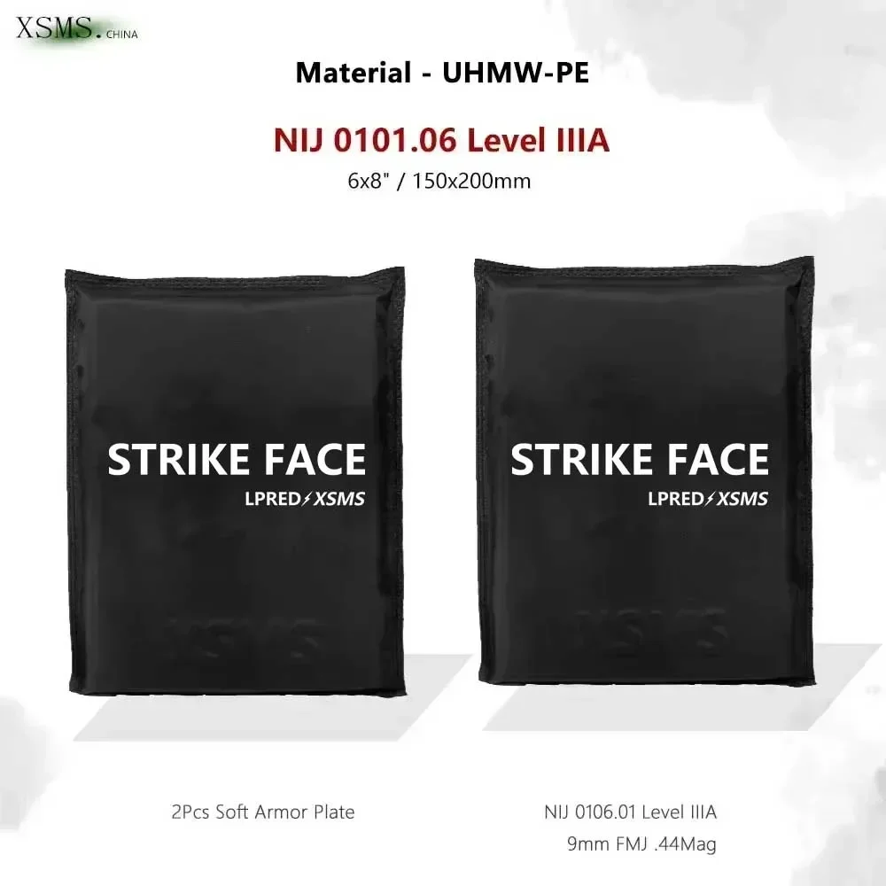 実物　6x6インチ　サイドプレート　level3a nij3a 防弾プレート Amazon | 実物 防弾プレート NIJ-IIIA 10x12 AR500 保護武装した