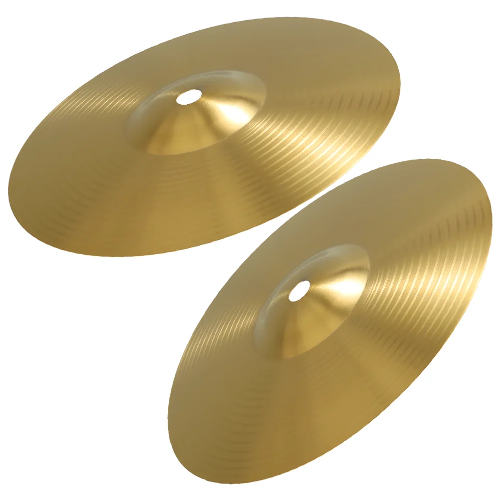 

2pcs Drum Set Cymbals Jazz Drum Cymbal Brass Crash Cymbal Music Instrument Cymbals