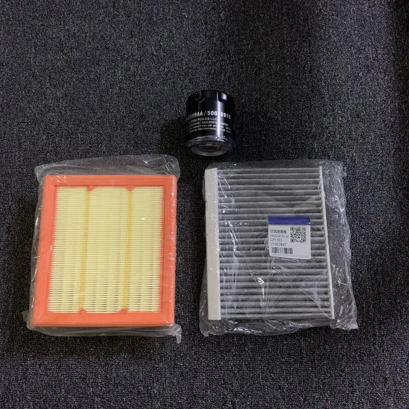 Car Engine Air Filter Cabin Filter Oil For Jeep Compass 2.0L 2.4L-Jeep Renegade 2.0L 2.4L 51977574 77367847 air filters,car filter