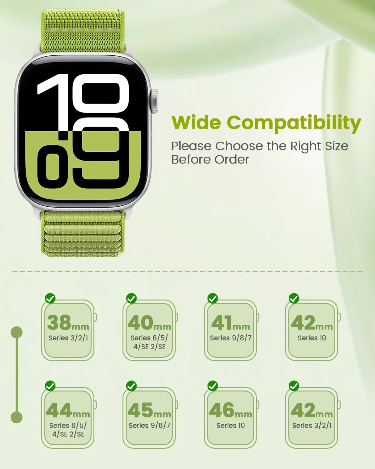 Nylon Loop Strap for Apple Watch Bands - Elegant and Durable Design