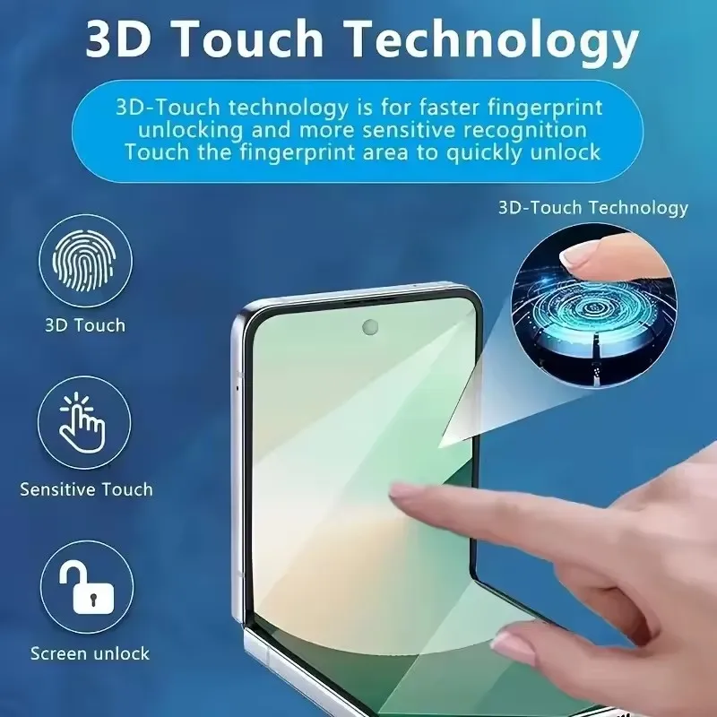 3 Stück Full Cover Hydrogel Film für Samsung Galaxy Z Flip 6 4 5 3 5G Displayschutzfolie – Detail 3