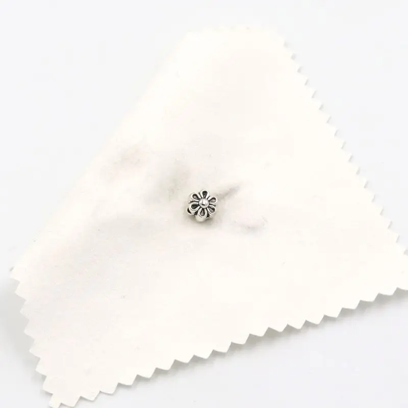 Wholesale 20Pcs Silver Polishing Cloth 10*10CM for Charms Bracelet Bangle  Necklace Suitable Silver Jewelry