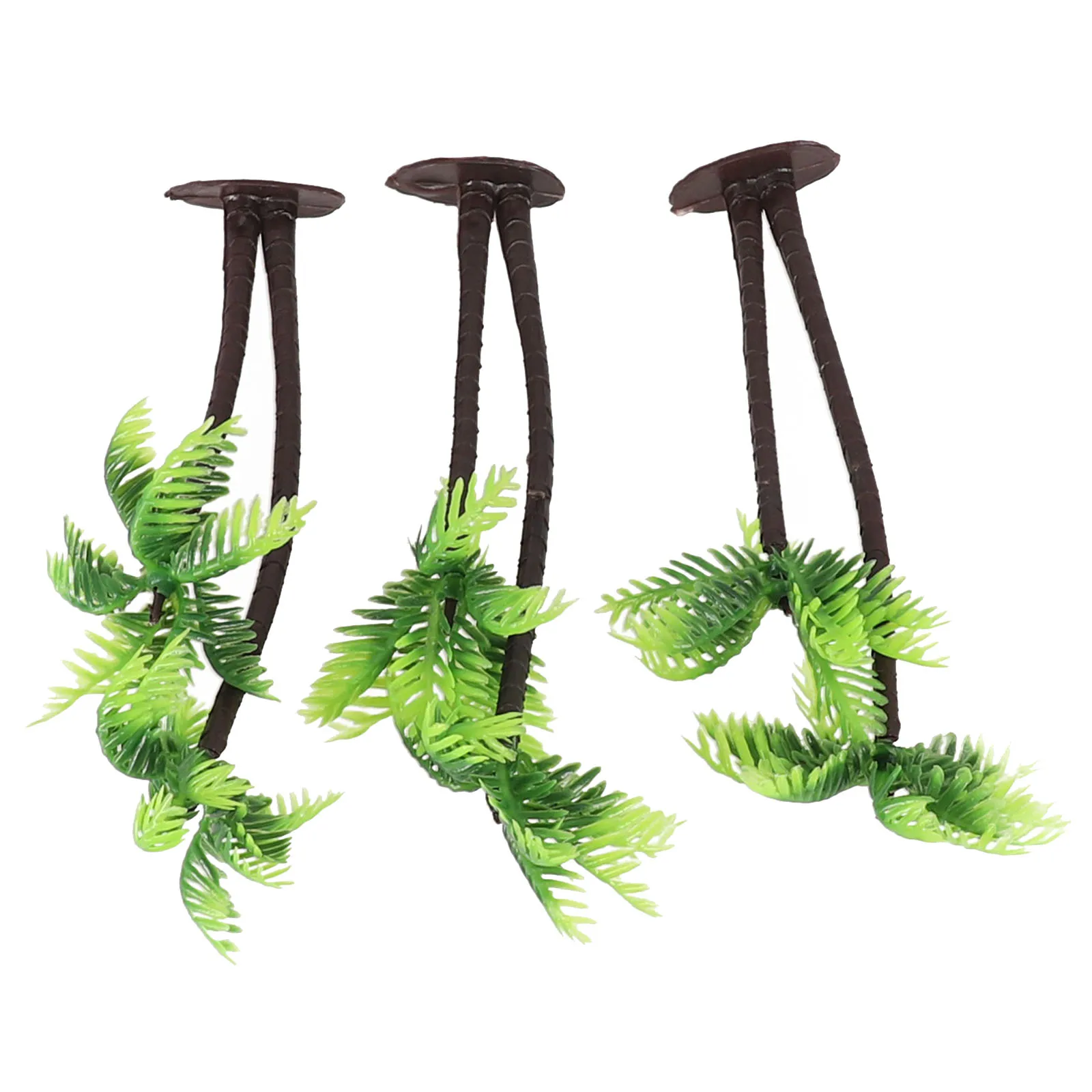 

5pcs Artificial Coconut Palm Tree Miniature Garden Aquarium Home Tabletop Decorations Simulation Lifelike Plants