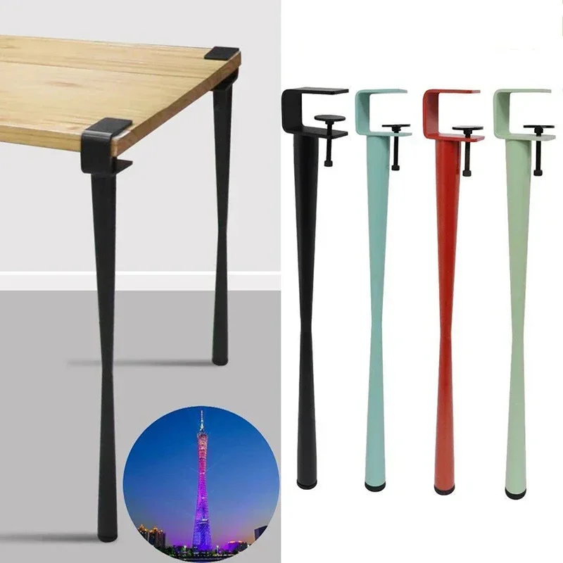 

71cm DIY Universal iron table leg bracket desk tripod leg support frame metal coffee leg high frame