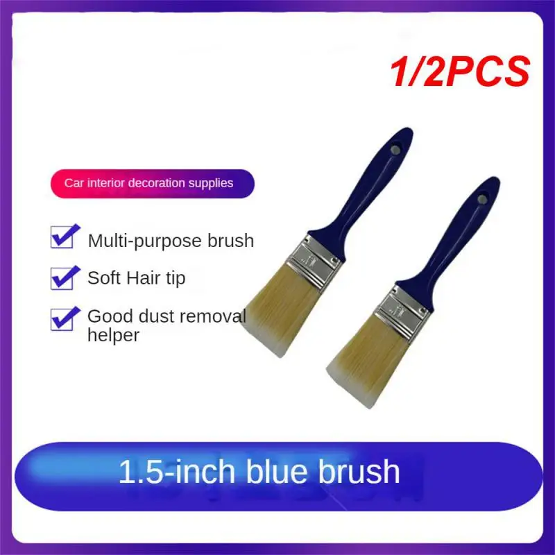 

1/2PCS Clean The Air Outlet Brush 1.5-inch Practical Portable Universal Durable Car Supplies Cleaning Brush Multifunctional