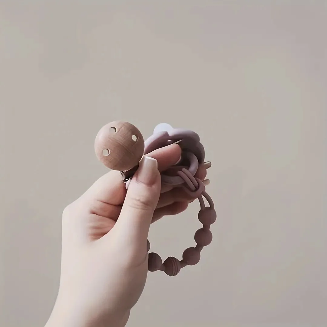 Pacifier Chain Food Grade Silicone Teether Anti-lost