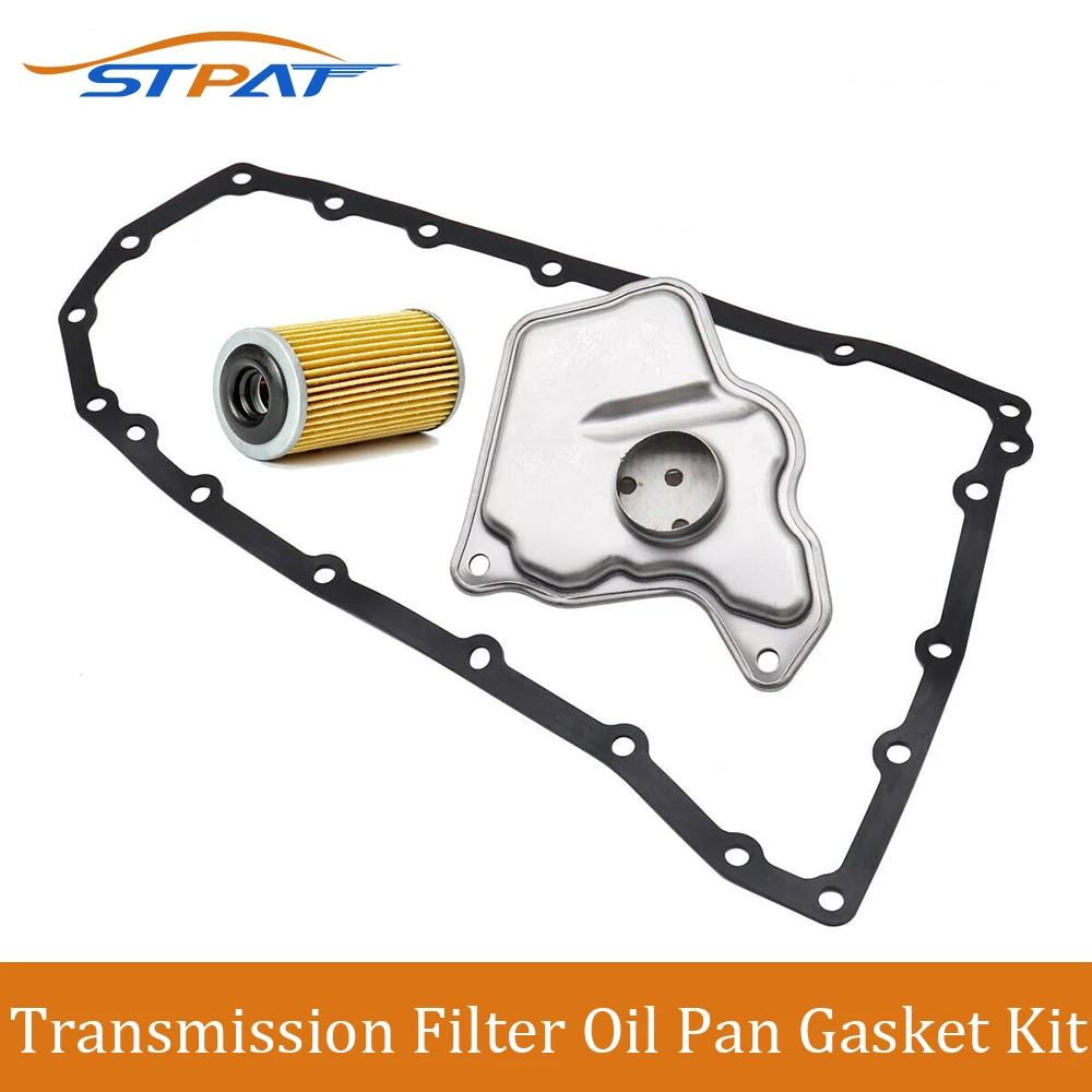 STPAT JF017E Auto Trans Filter Oil Pan + Gasket For Nissan Juke NV200 Altima Rogue For Infiniti QX60 Repair 31728-29X0D automatic transmission fluid filter