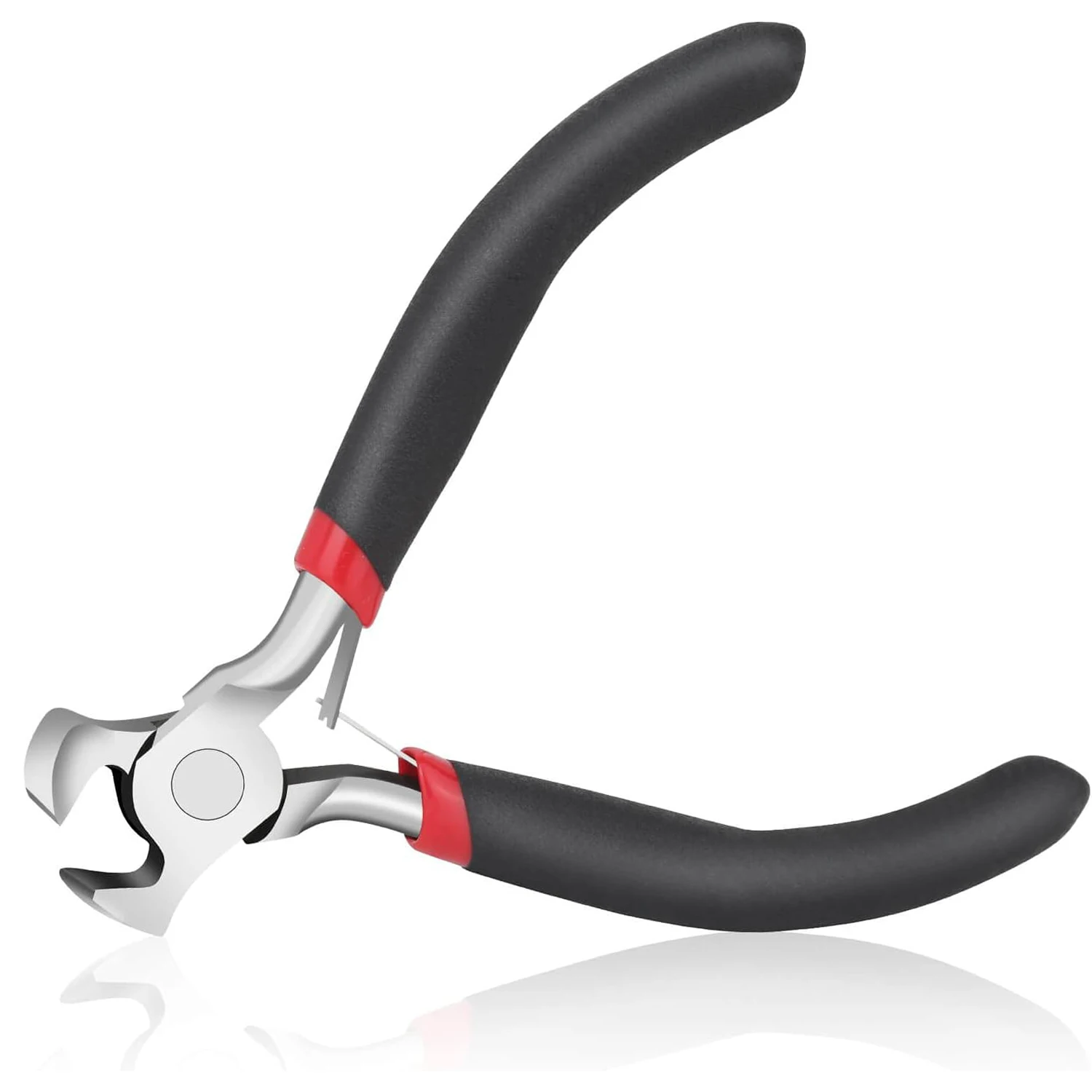 지퍼 스토퍼, 와이어 절단 및 비딩 공예용 4.72인치 미니 엔드 니퍼, 보석 제작..