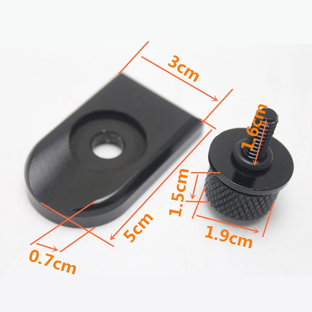 

1/40 Round Head Universal Aluminum Seat Bolt Tab Screw Mount