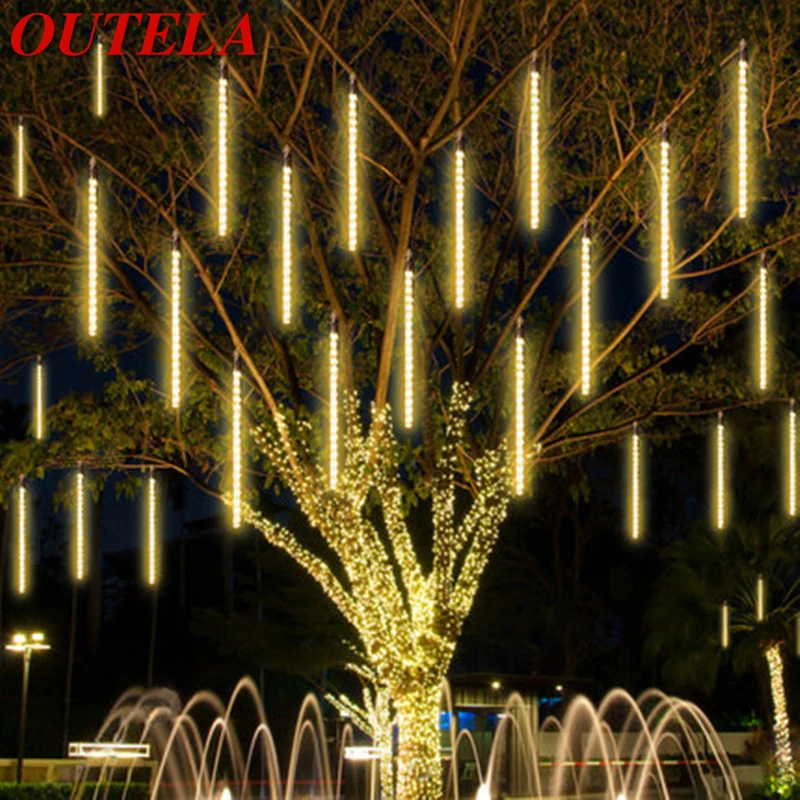 

OUTELA Modern Wedding Pendant Meteor Shower Horse Lantern Atmosphere LED Evening Stage Props Background Decoration Light