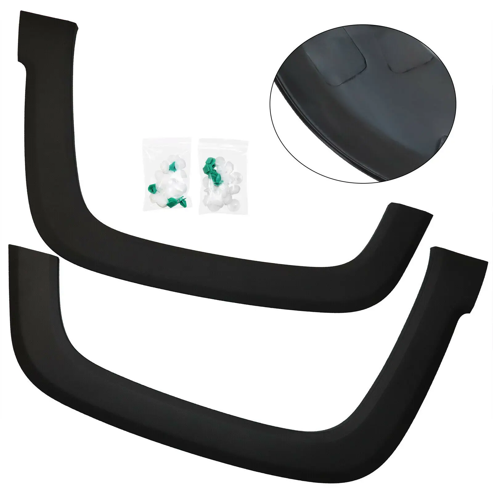 

For 2015-2018 Jeep Renegade 1 Pair Front Fender Trim Left and Right Side