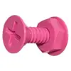 3pcs Set Cute and Creative Screws Adhesive Hooks Wall Clothes Behind Doors Adhesive Hooks No Punching Load-bearing Hooks 5