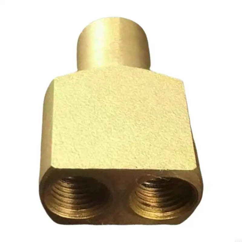 Gas Cylinder Tube Double Head Connecting Adapter Flat Gas Tanks Metal Pipe Connection Joint Tanks Hose Splitter