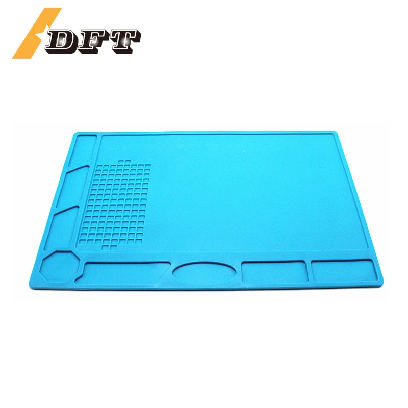 320x230mm Insulating Heat-Resistant Silicon Welding Work Pad Desktop Platform Rework Repair Tool Bench Pad
