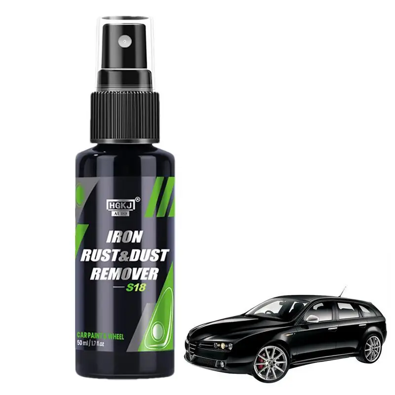 50/100Ml Iron Remover Car Detailing Fallout Rust Remover Kit Di Decontaminazione Spray Kit Di Decontaminazione Fallout Polvere Di Ruggine Di Ferro