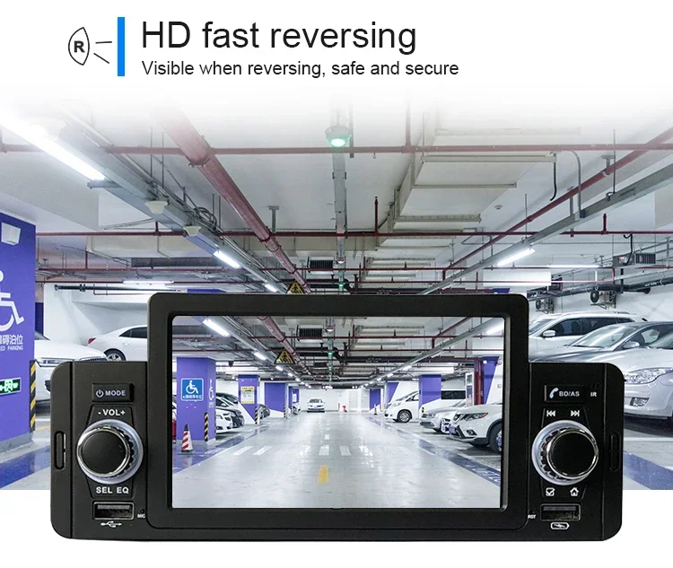 Car Radio BT MP5 Player 1 Din IPS Screen Autoradio Stereo FM Radios Charging